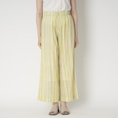 Kilka×kapuwa/風が通るカディーコットンパンツ STRIPE